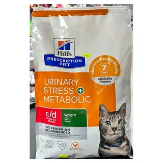 הילס c/d + Metabolic לחתול · עוף 3 ק״ג